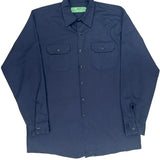 Red Kap Shirt - XL Blue Cotton