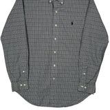 Ralph Lauren Checked Shirt - Small Grey Cotton