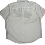 Genuine Motorclothes Harley Davidson Spellout Short Sleeve Shirt - 2XL White Cotton