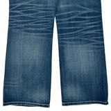 Bke Boot Cut Jeans - 33W 32L Blue Denim