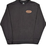 Quiksilver Sweatshirt - Medium Black Cotton