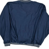Reebok Windbreaker - Large Navy Polyester