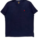 Polo By Ralph Lauren T-Shirt - Large Navy Cotton