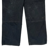 Wrangler Cargo Trousers - 32W 34L Black Cotton