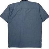 Dickies Short Sleeve Shirt - Medium Blue Cotton Blend