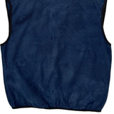 The North Face Fleece Vest - Large Blue Polyester