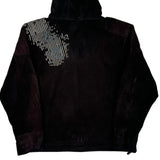 Harley Davidson Graphic Hoodie - Large Black Cotton
