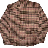 Wrangler Checked Flannel Shirt - 2XL Red Cotton