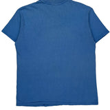 Community Support Hanes Graphic T-Shirt - Large Blue Cotton