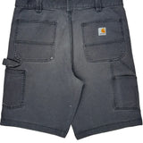 Carhartt Cargo Carpenter Shorts - 36W 10L Gray Cotton