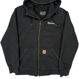 Rain Defender Carhartt Jacket - Small Black Cotton Blend