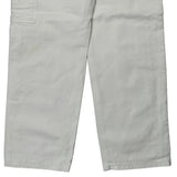 Dickies Carpenter Trousers - 34W 32L White Cotton