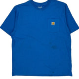 Carhartt T-Shirt - XL Blue Cotton
