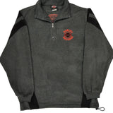 Motorcycles Harley Davidson Graphic Fleece - Medium Gray Polyester