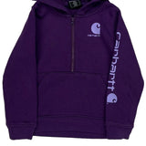 Age 3 Carhartt Hoodie - XS Purple Cotton