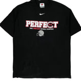 2002 Undefeated National Champions Nike Graphic T-Shirt - Large Black Cotton