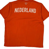 Knvb Nike Football T-Shirt - XL Orange Cotton