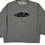Nike Oversized Sweatshirt - XL Gray Cotton
