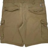 Carhartt Cargo Shorts - 40W 10L Khaki Cotton