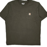Carhartt T-Shirt - XL Green Cotton