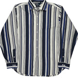 Polo By Ralph Lauren Striped Shirt - 2XL Blue Cotton