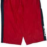Nike Track Pants - Large Red Polyester