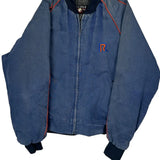 Made In USA Osterman Bomber Jacket - Medium Blue Polyester