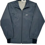 Reebok Track Jacket - Medium Gray Polyester