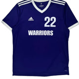 Warriors Adidas Football Shirt - XL Purple Polyester