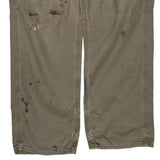 Carhartt Double Knee Carpenter Trousers - 36W 31L Khaki Cotton