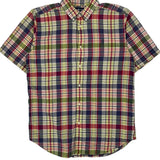 Ralph Lauren Short Sleeve Shirt - Medium Multicoloured Cotton