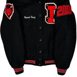 Loganville Color Guard Rennoc Varsity Jacket - Medium Black Wool