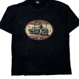 Motorcycles Harley Davidson Graphic T-Shirt - XL Black Cotton