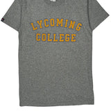 Lycoming College The Cotton Exchange Single Stitch T-Shirt - Small Grey Cotton Blend