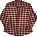 Woolrich Checked Flannel Shirt - XL Cream Wool