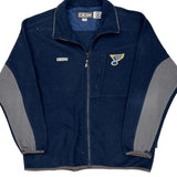 St, Louis Blues Ccm Nhl Fleece - Large Gray Polyester