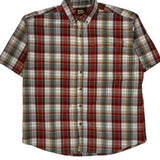 Work Sport Checked Short Sleeve Shirt - XL Multicoloured Cotton