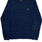 Polo By Ralph Lauren Slim Fit Long Sleeve T-Shirt - Medium Blue Cotton