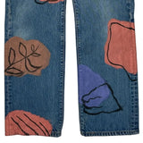 Levis 501 Jeans - 30W 32L Brown Cotton