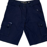 Ecko Unltd Cargo Shorts - 34W 11L Navy Cotton