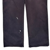 Dickies Carpenter Trousers - 37W 32L Black Cotton