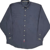 Tommy Hilfiger Shirt - Large Navy Cotton