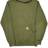 Loose Fit Carhartt Hoodie - XL Green Cotton