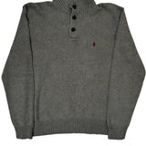 Polo By Ralph Lauren Sweater - XL Gray Cotton