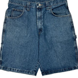 Wrangler Denim Shorts - 32W 10L Blue Cotton