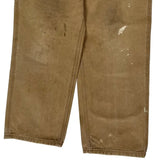 Carhartt Carpenter Trousers - 35W 30L Brown Cotton