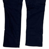 Carhartt Cargo Trousers - 30W UK 10 Navy Cotton