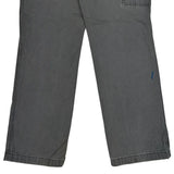 Carhartt Double Knee Carpenter Pants - 32W 31L Gray Cotton