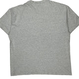 Single Stitch Guitar Print Hanes Graphic T-Shirt - 2XL Gray Cotton
