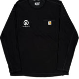 R&O Construction Carhartt Long Sleeve T-Shirt - XL Black Cotton